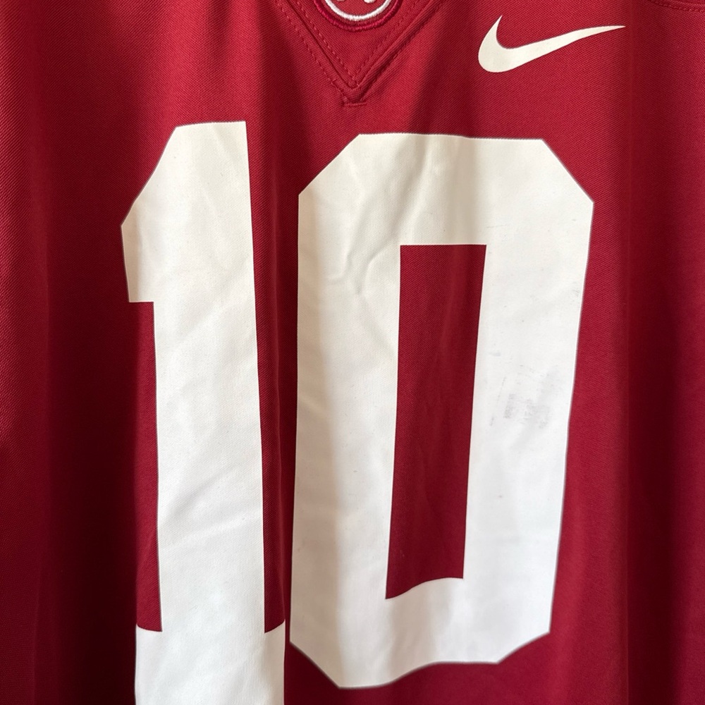 Men’s Nike Mac Jones #10 Alabama Crimson Tide NCAA Official Game Jersey Sz L - Picture 2 of 6